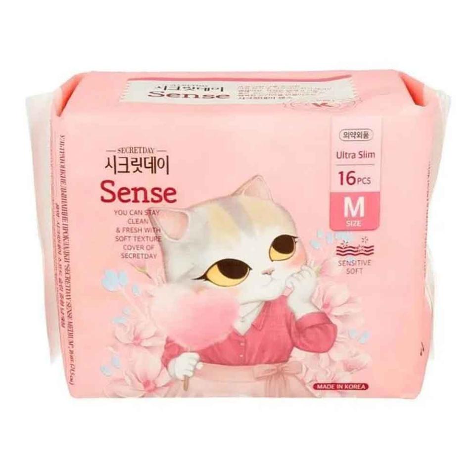 

Secretday Sense Дышащие хлопковые прокладки (24,5 cм.) 16шт