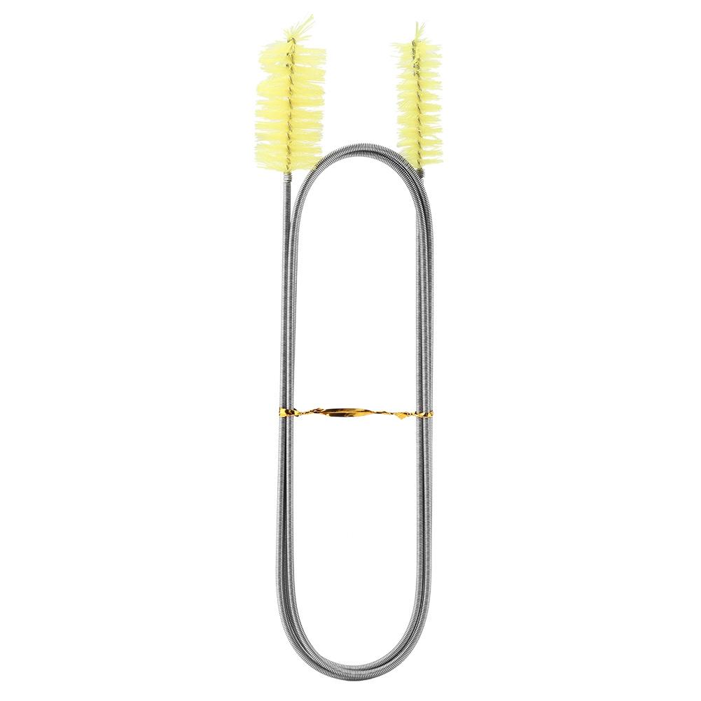 Flexible Tube Aquarium Fish Tank Filter Brush Pump Hose Double Head Brush