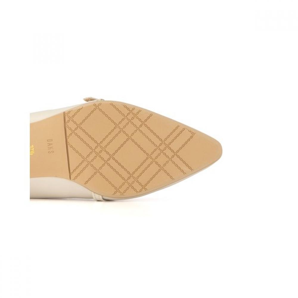 DakS Women S 2cm Flat ShoeS Ivory Dlf308