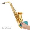Pânză pătrată din bumbac pentru curățarea instrumentelor, Saxofon, Chitară, Vioară, Trompetă, cu perie pentru muștiuc, 8 buc. tampoane, fleece dublu față