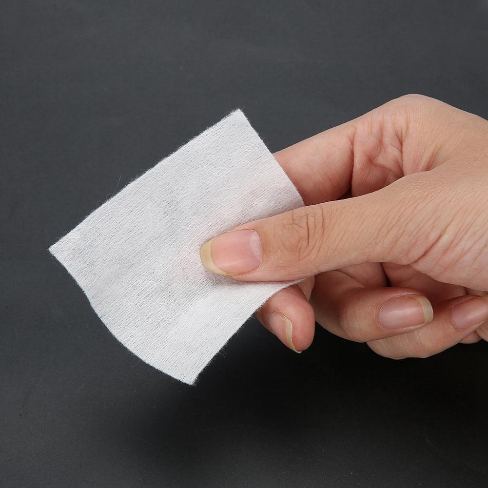 1000Pcs Disposable Cotton Pads Nail Polish Wipes Remover Makeup Cleaner Cotton Wipes