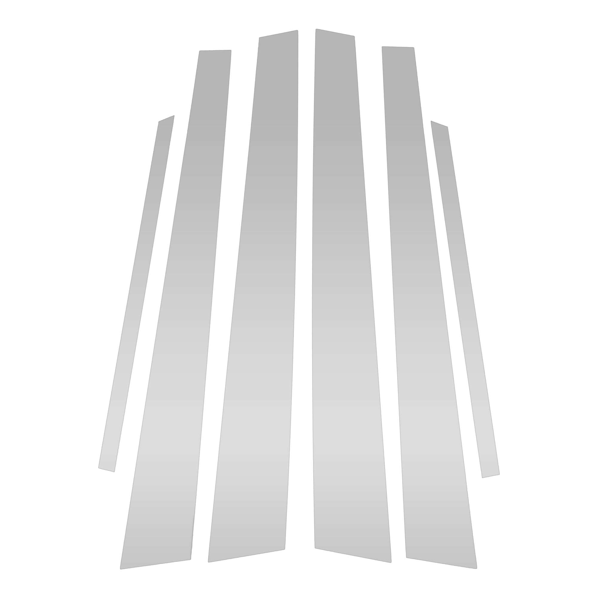 

Наклейки на стойки дверей ABSOPRO для внешней отделки оконных стоек, серебристый тон, для Mitsubishi Lancer, защита от царапин дверей, накладки, 2002-2007