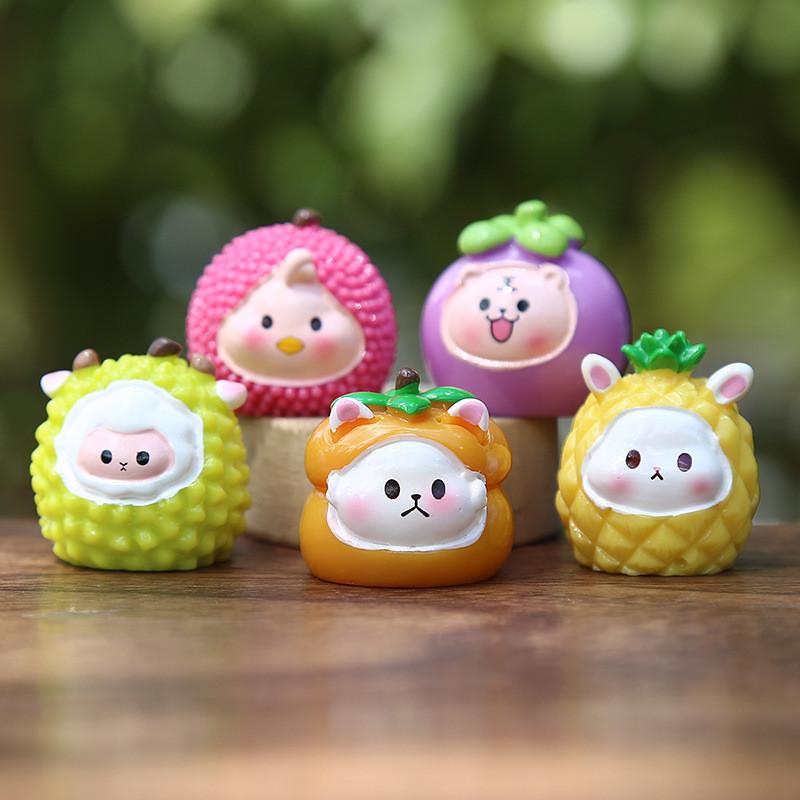 Series Zodiac Fruit Resin Toys For Visual Sensory Development In Play Creative