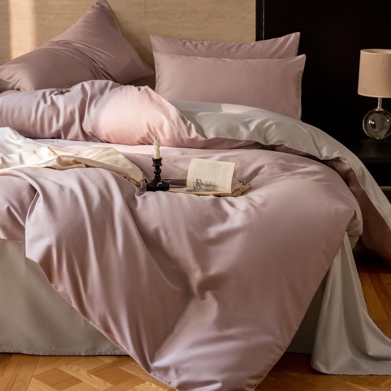 Xinjiang Long-Staple Cotton Solid Color 4-Piece Bedding Set