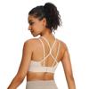Soutien-gorge de sport de yoga antichoc à bretelles fines - Sèche rapidement, galbant et design dos magnifique