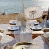 Solid Color Gauze Table Runner Semi-Sheer Tablecloth Luxury Table Cover  Wedding Decor