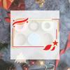 Molde de Silicone Redondo de 6 Cavidades para Assar Egg Bites, Top de Muffin, Bolo de Chocolate, Torta, Pudim, Tartelete, Ferramentas de Panificação, Molde para Velas