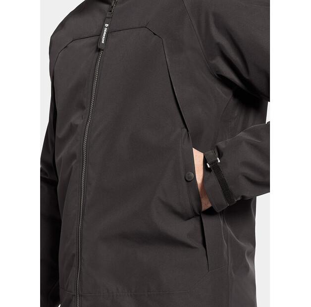 Зимняя куртка Didriksons Zino Usx Jkt 504864, черная, стандартный крой