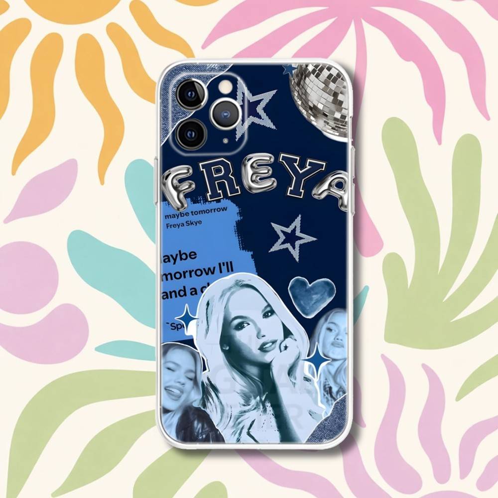 F-Freya Skye Singer Transparent Phone Case For iPhone 17,13,15,12,11,14,16 Pro Max Mini 7,8 Plus SE4,17E Air Fundas