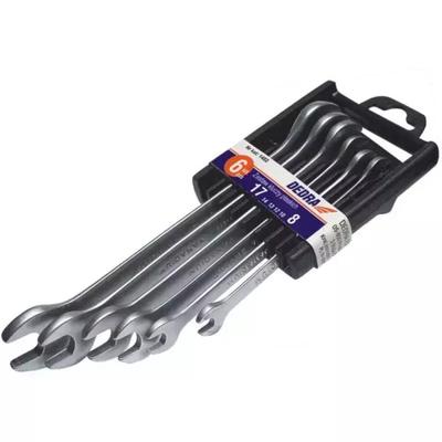 Dedra 1409 Flat Wrench Set 8 Pcs.crv 6-22 Flat Wrenches