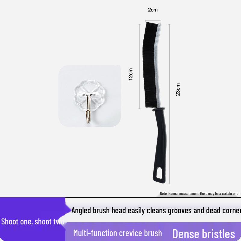 Multifunctional Hard Bristle Brush for Bathroom, Kitchen, Tile, and Window Cleaning