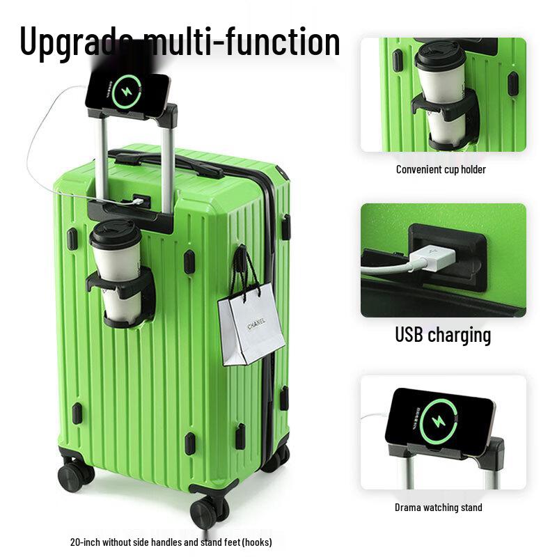 Zhiliu HC Multi-functional ABS Hardshell Luggage 24 Inch