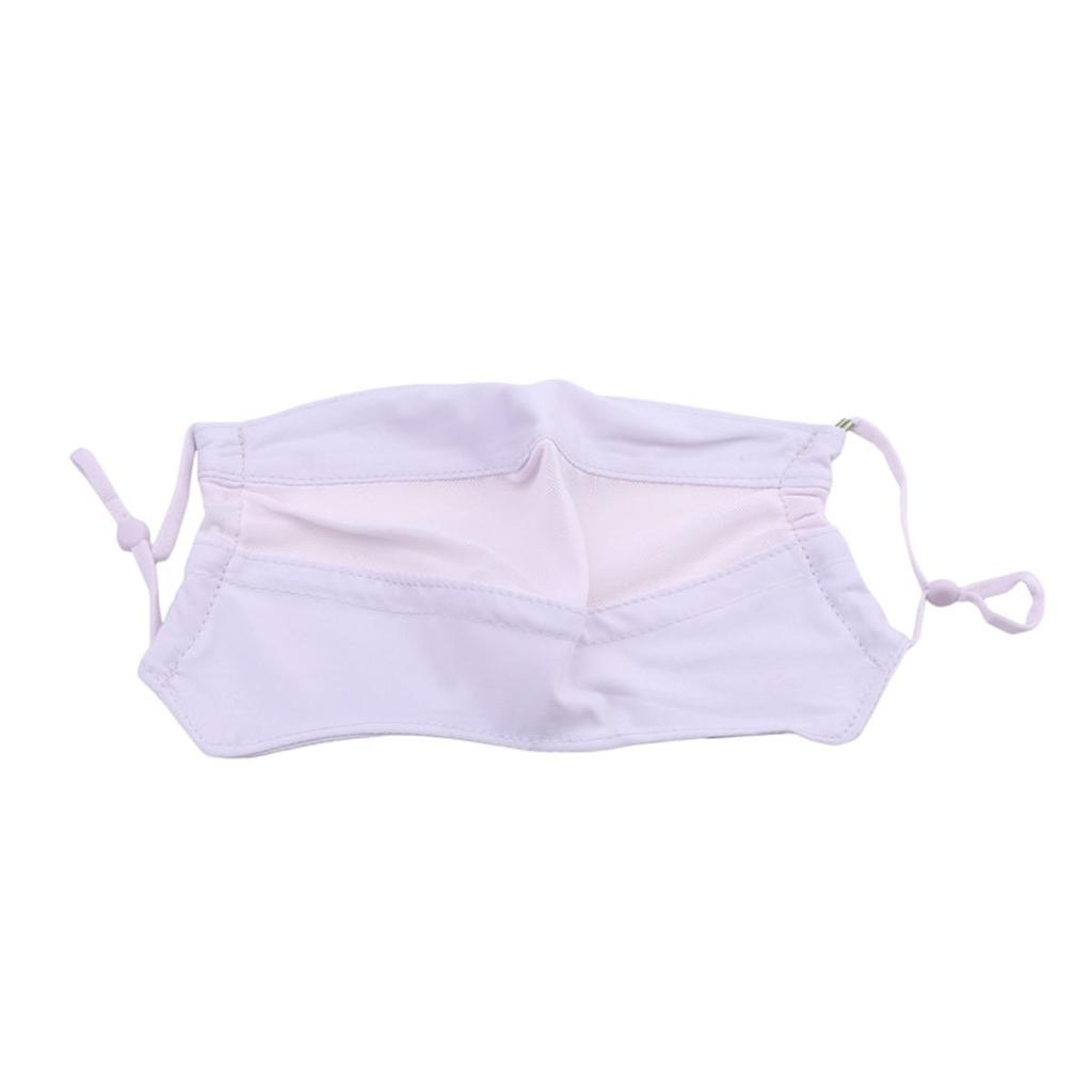 Mesh Ice Silk Face Scarf Elastic Solid Color UV Protection Anti-uv Face Cover Face Mask  Scarves Sunscreen Veil Fishing