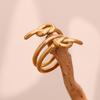 MamacitaSlay Vintage Dreilagige Knotenringe Wasserdicht Trendiger Damen-Schmuck aus Edelstahl Damen Accessoires Geschenke für Frauen