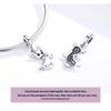 Chihuahua S925 Sterling Silver Puppy Pendant Bracelet – Cute Animal Fashion Accessory SCC1317