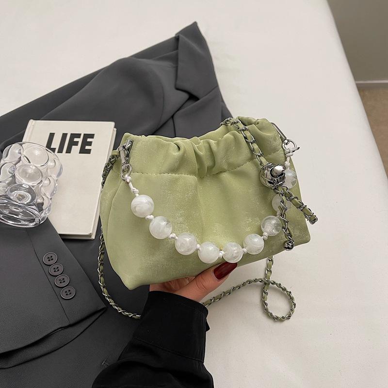 

Сумка Niche Design, женская, 2024, новая, красивая, сумка-мессенджер через плечо, персонализированная, трендовая, весенняя, плиссированная, сумка-облако