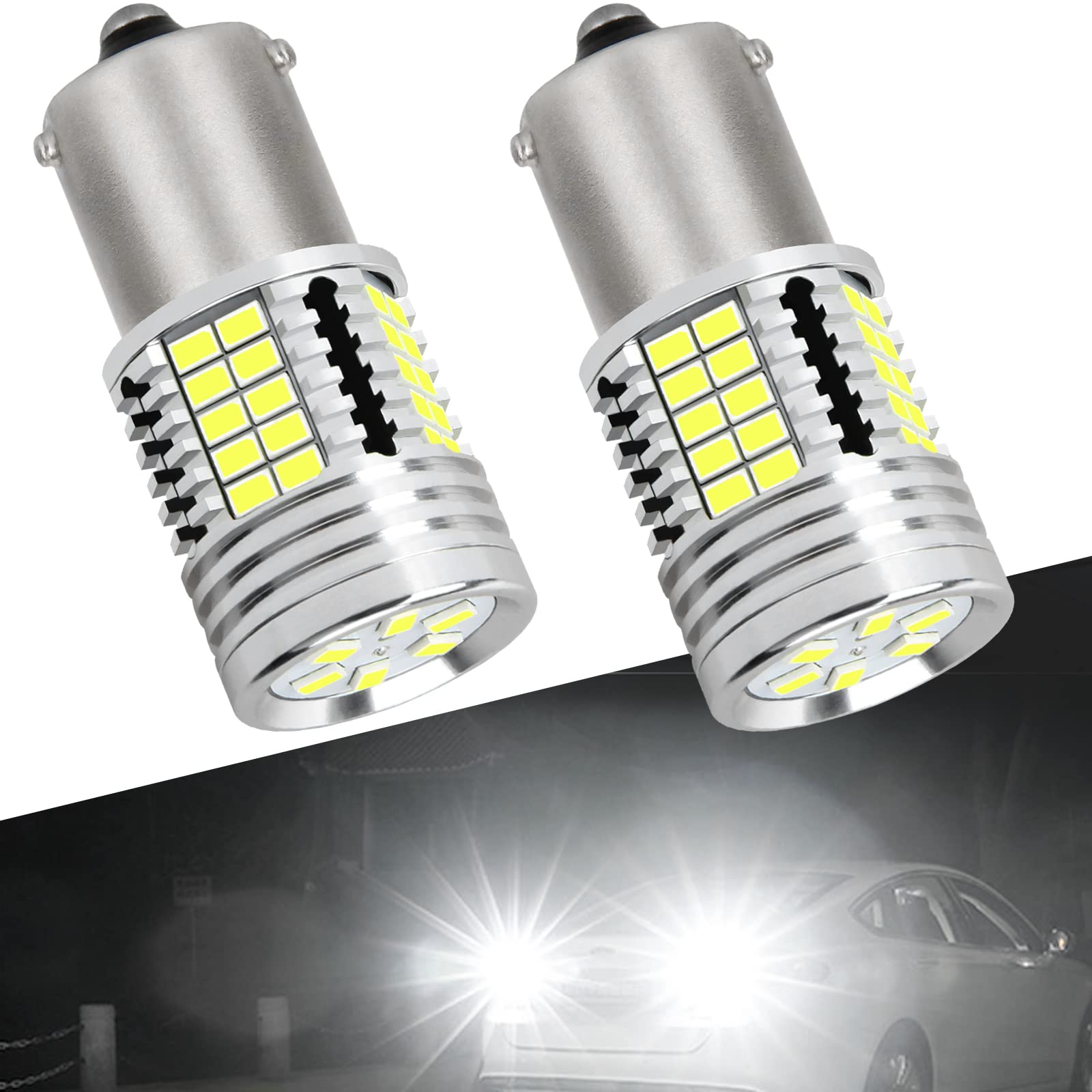 

SINMAIT S25 LED Back Lamp, S25 Single, Backward Light, LED Bulb, Pin Angle, 180°, S25