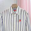 High Quality Striped Linen Polo Shirt Slim Fit Long Sleeve Casual Fashion