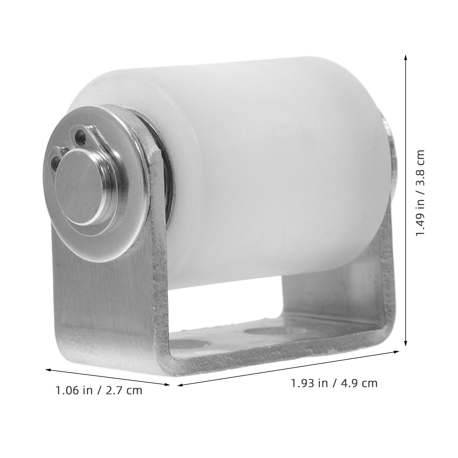 

Універсальний ролик для розсувних воріт з нержавіючої сталі, важкий направляючий ролик з нейлоновим колесом, гладкі комплектуючі для підтримки дверей, на платформі