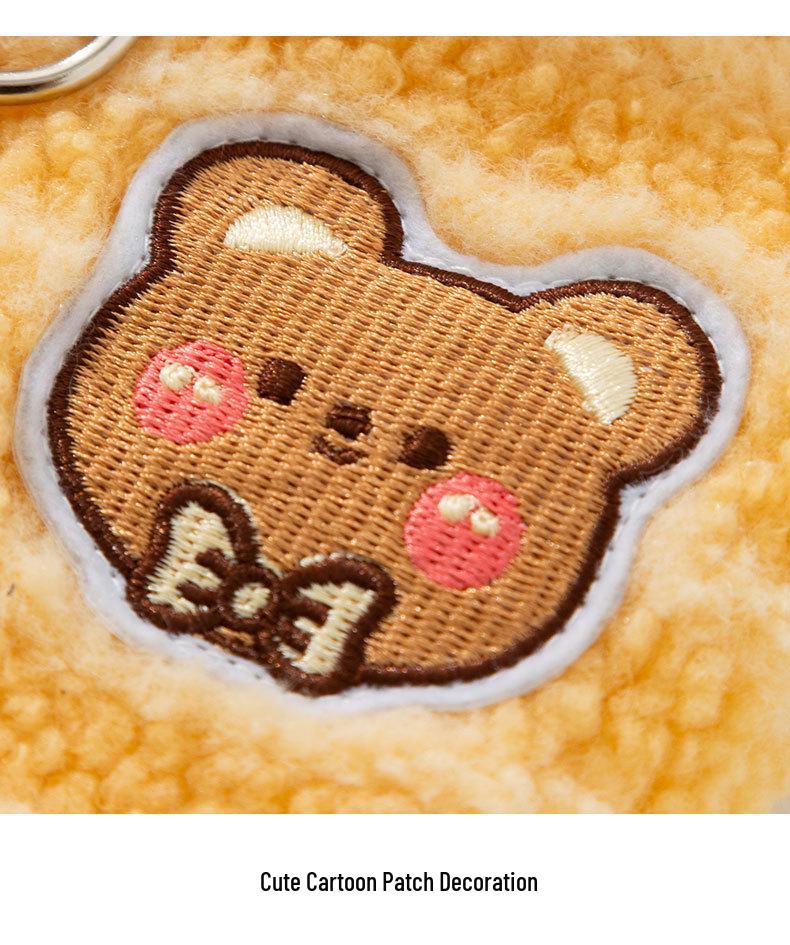 Warm Lamb Fleece Cat Clothes for Kittens & Adults - Leash-Compatible, Little Bear Design, Two-Legged for Fall & Winter, Also Fits Small Dogs