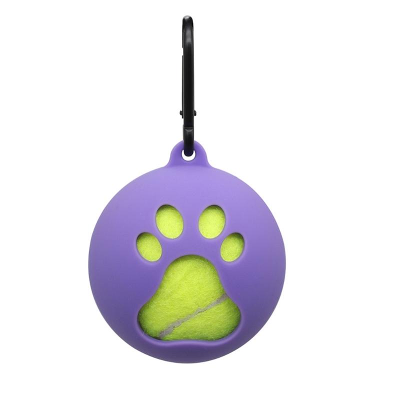 Portable Tennis Ball Holder Convenient Pet Ball Holder with Hands Free Dog Leash Attachment for Active Pets Easy Install