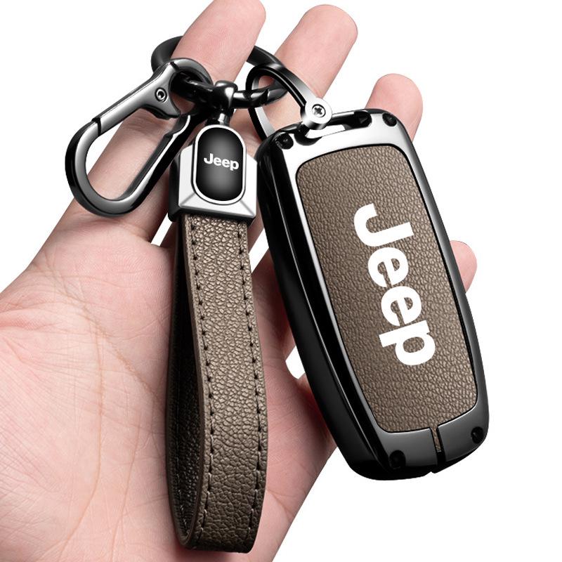 Passend für Jeep Compass, Renegade, Cherokee & Grand Commander Autoschlüsselhüllen - Schnallenschale