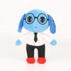 New Animal Hospital Blue Dog Soft Cuddly Stuffed Plush Cartoon Doll Collectible Birthday Gift For Adult Game Fans