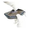 Inden-ya Inden Coin Purse F-Coin Purse 05 Deer Leather Navy x White Lacquer Patterned 1005-14-167 Custom Color Natural Deer Leather with Lacquer