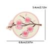 Japanese Cartoon Style Embroidery Patch Iron On Patches For Clothing Stickers Cherry Blossoms Fusible/Sewing Decorate Applique