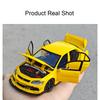 1:32 Mitsubishi Lancer Evolution Ix Alloy Sports Car Model Toys Diecast  Vehices Doors Opened Sound Light Pull Back Boy Toy Gift