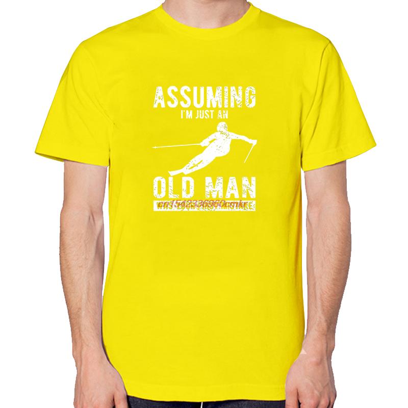 Funny Old Unisex Skiing Humor Gift Tshirts For Unisex Tops Tshirt New Arrival Goods New Shirts And Tshirts Cotton Unisexs Tshirts