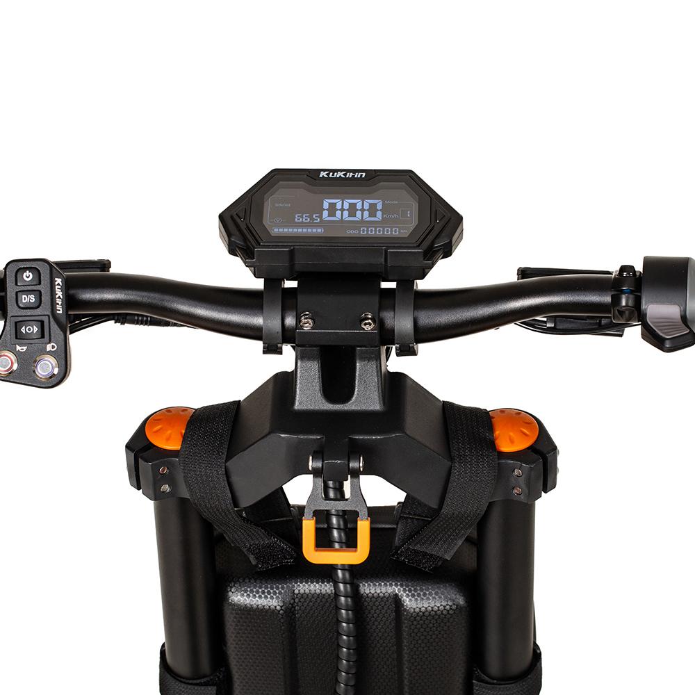 Electric Scooter Kukirin G4 Max 12" 1600Wx2 Motor Fully Suspension Off-Road Electric Scooter 60V 35.2AH LED Display Black