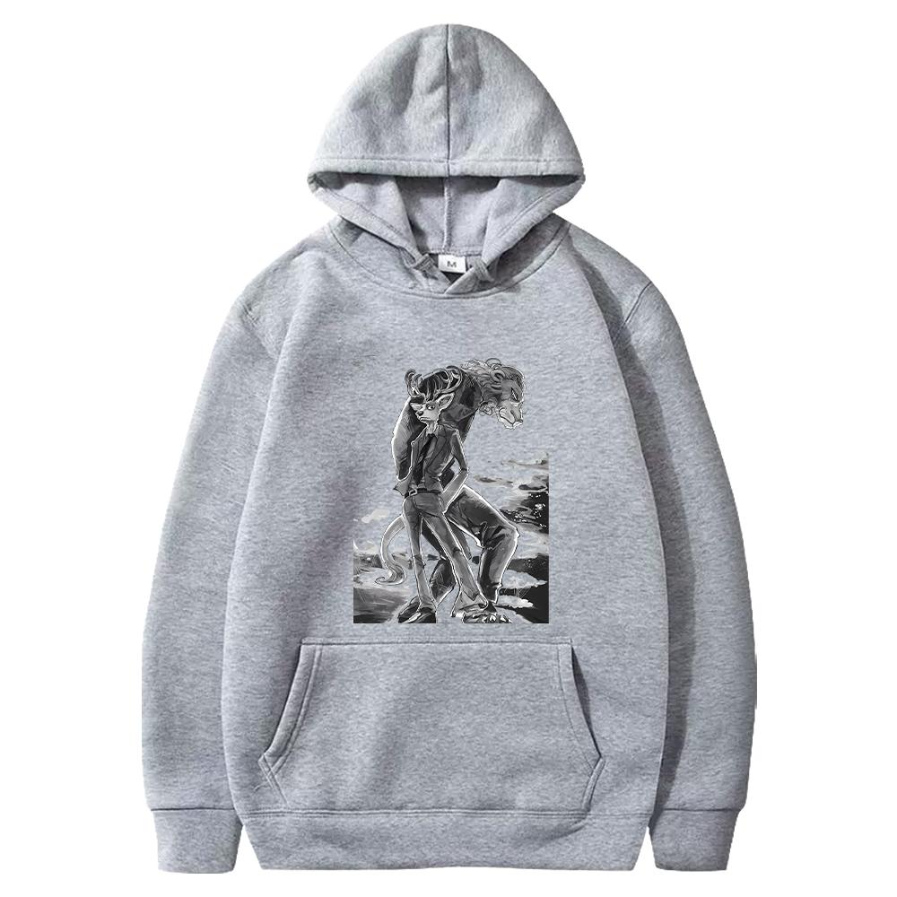 BEASTARS Anime Clothing Rouis Ibuki Cool Printed Hooded Men Women Manga Hoodies Casual Loose Sweatshirt Harajuku Male Streetwear
