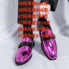 Men's casual leather shoes large size lacquered men's foot business leather shoes youth nightclub shoes