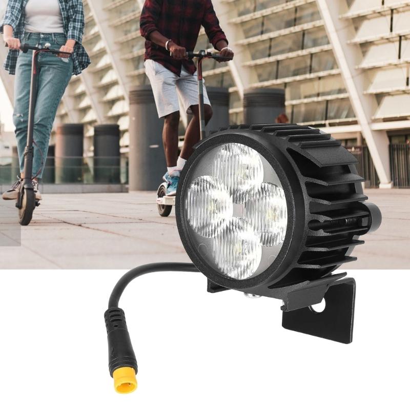 High Brightness LEDs Headlight Nighttimes Safe Cycling Scooters Front Light for Night Cycling Safety