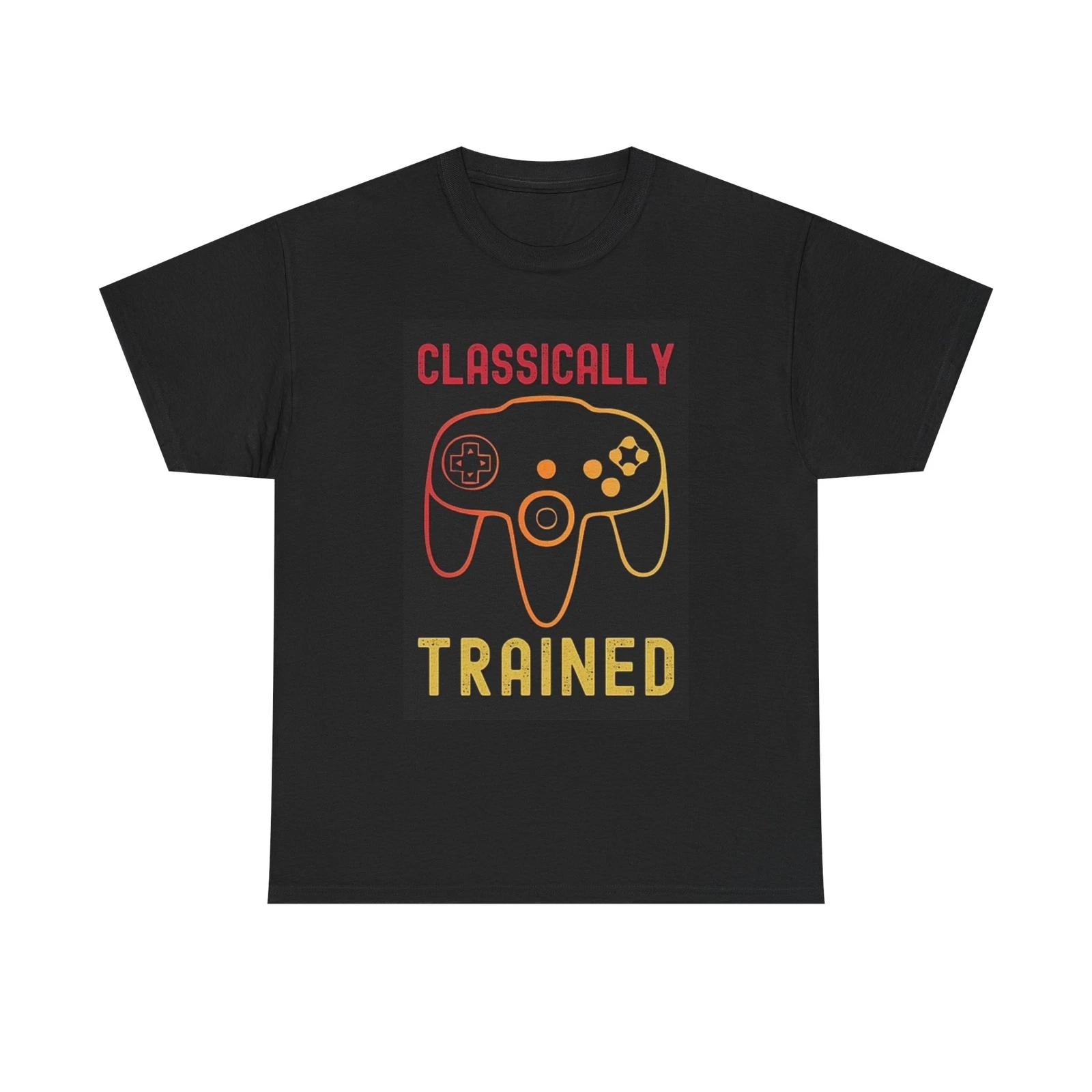 Men s and Women s T-shirts Classically Trained Video Games Graphic XXL