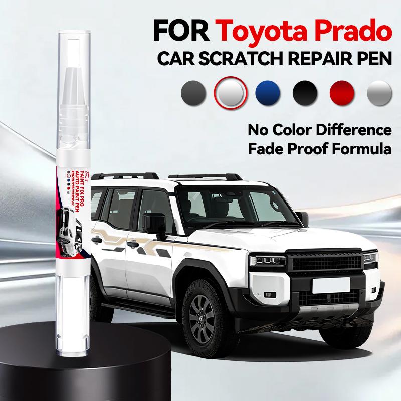 Purpose Vehicle For Toyota Prado 1996-2025 J120 J250 Paint Repair Pen Touch Up Scratch Remover DIY Auto Accessories Black White