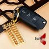 Mini Brass Abacus Keychain Pendant - Ancient Style Wealth Attraction Ornament