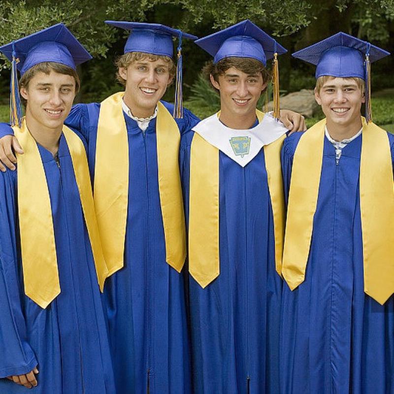 Fita de Cerimônia de Formatura Universitária 183cm, Alça de Ombro Cerimonial, Cor Sólida, Xale de Cetim para Prêmio Honorário, Presente 2026