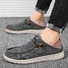 39-48 Men's Denim Cloth Air-breathable Sports Casual Shoes EVA Ultra-light Convenience Outdoor Lazy Shoes