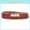 Womens True Leather Adjustable Belt For Dress And Casual Outfits