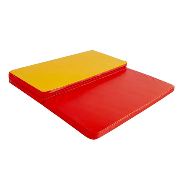 Gymnastic Mat Gamma 150x100x10 Three-part - Red/yellow