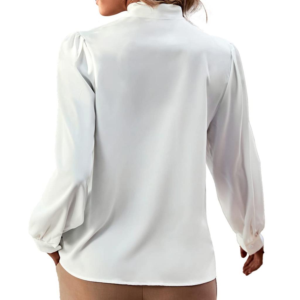 Women's Casual And Fashionable Solid Color Long Sleeved Shirt Top Long Sleeved Shirt Top