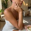 Women's Ring: New Exaggerated Heavy-Duty Design Square Diamond-Studded Ring with Exquisite and High-End Feel