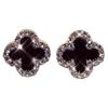 Elegant Four-Leaf Clover Earrings for Women - Trendy, High-End, and Versatile Niche Design