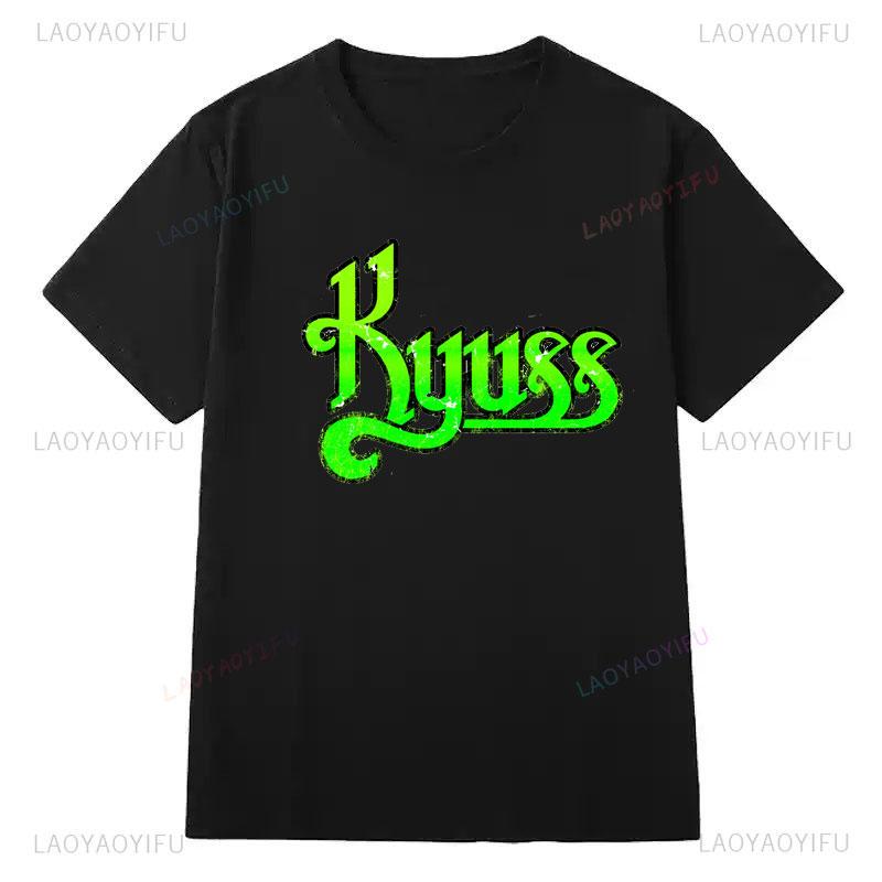 Unisex Women Camiseta Kyuss Bandas De Rock Art T Shirt Polyester Cheap Short Sleeve New in Tee&tops Hip Hop Streetwear Vintage Top