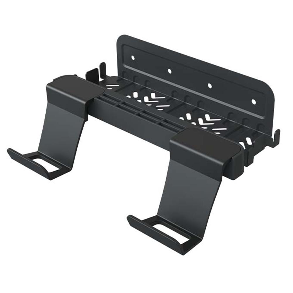 Metal Wall Bracket for Nintendo Switch2 Storage Organizer with 8 Game Card Holders and Controller Hooks Efficient Cooling