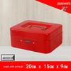 Portable Thickened Metal Cash Box with Lock and Password, Secure Storage Organizer