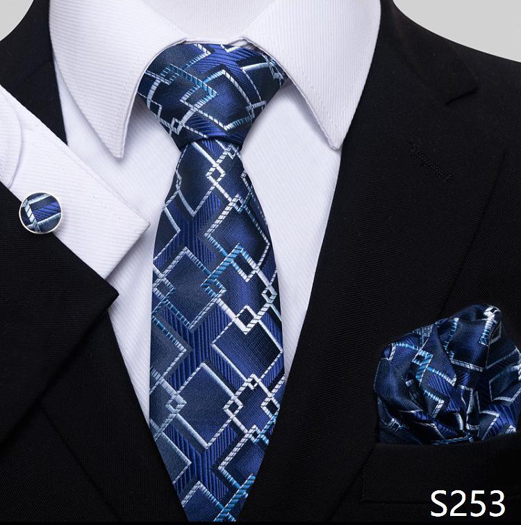 Men'S Business Dress 8Cm Hand Tie Suit Shirt Work Professional Dress Tie Accessories