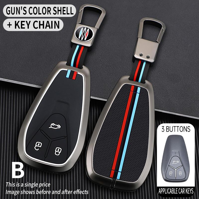 Auto Smart Key Fob Cover Case Protective Remote Fit For Skyworth Ev6 Skywell Et5 Ht-I Hti Imperium Sev Elaris Beo Phev Auto Key Fob Decoration